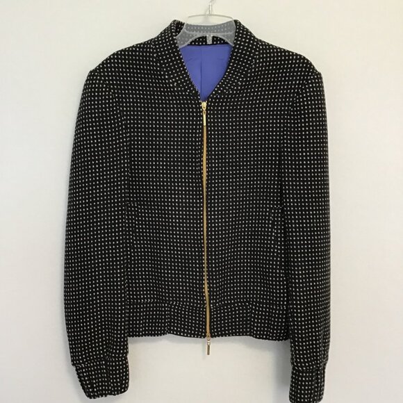 Women's Wool Bomber Jacket Size S - Picture 7 of 13